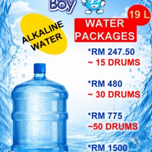 30 btl alkaline water 19 litre