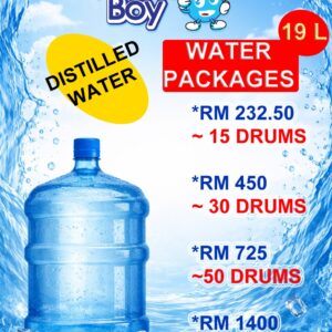 50 btl distilled water 19 litre