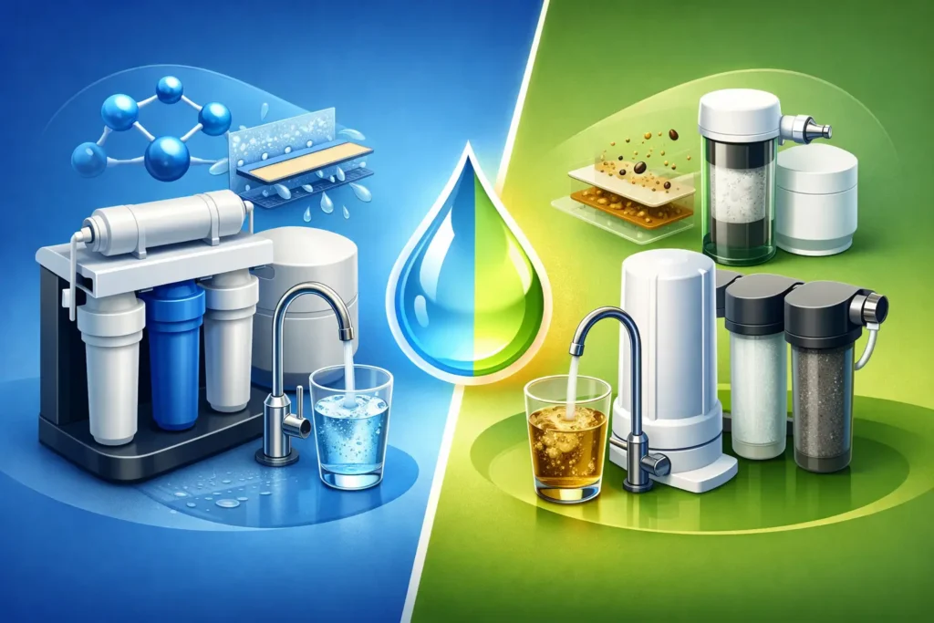 Reverse Osmosis vs Penapis Biasa Compared